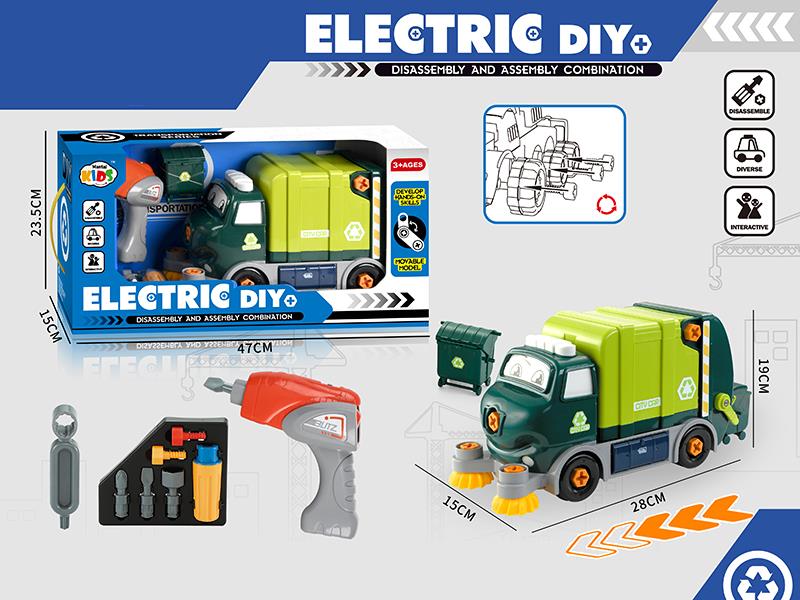 DIY Disassembly And Assembly Garbage Truck