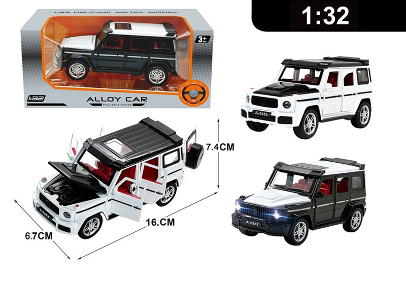 1:32 Alloy Car Model(Pull Back/With Lights And Sound)