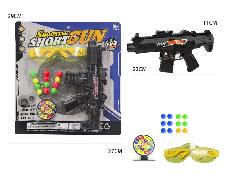 M4 Table Tennis Gun With Glasses