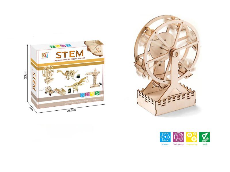 DIY Wooden Electric Ferris Wheel
