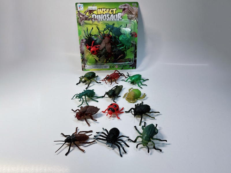 Pvc Simulation Insect 12Pcs