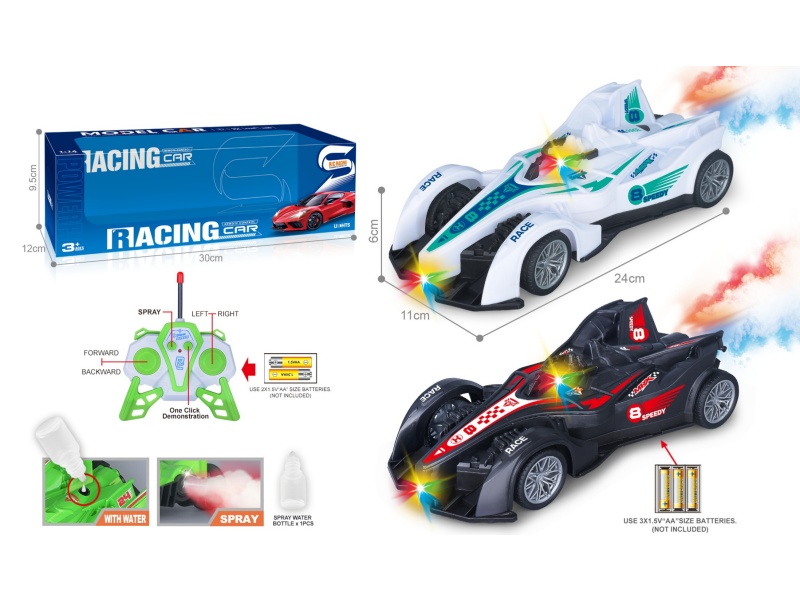 27Mhz 1:16 Six-Channel With Spray Light, One-Click Demonstration Of F1 Equation Remote-Controlled Racing Car (Without Power Included)