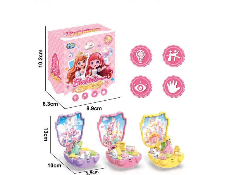 Micro-Scene Storage Princess Set