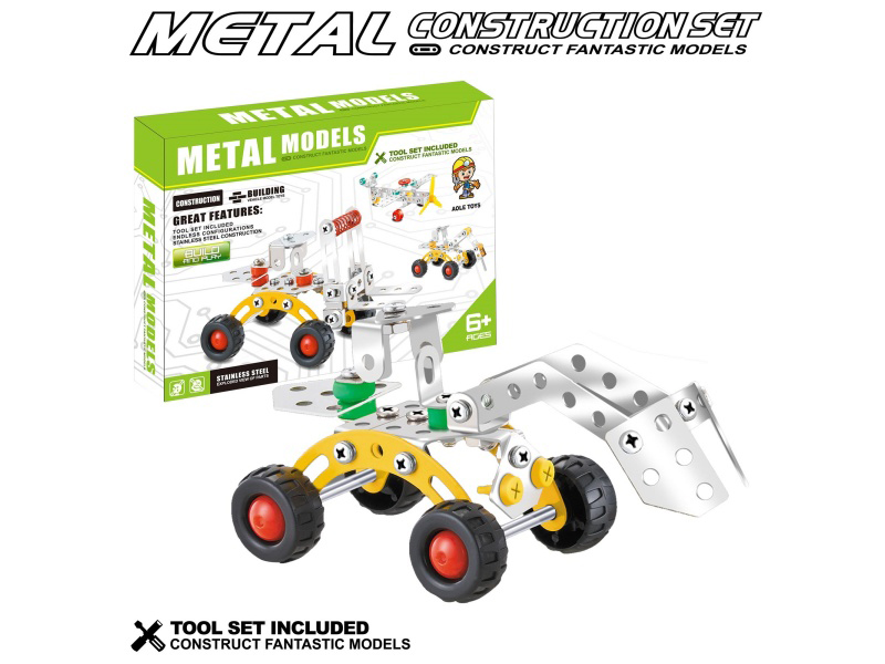 Metal Building Blocks - Snow Pusher 75 Pieces