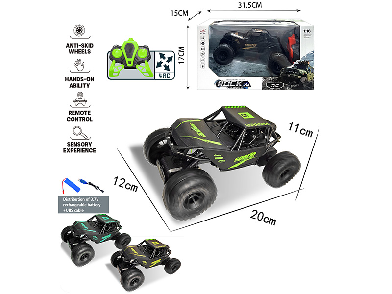 1:16 4-Channel Remote Control Monster Truck
