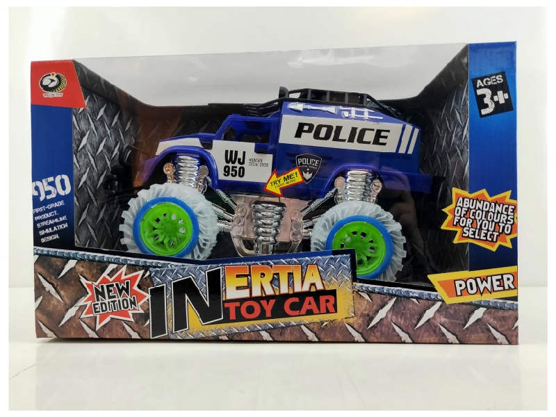 Transparent Wheel  Friction Car (With Lights And Music)