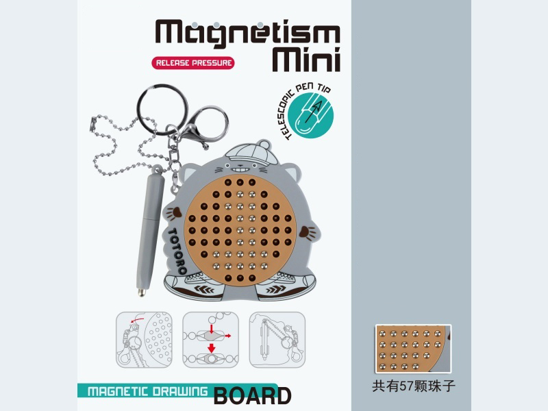 Totoro Magnetic Steel Ball Decompression Drawing Board