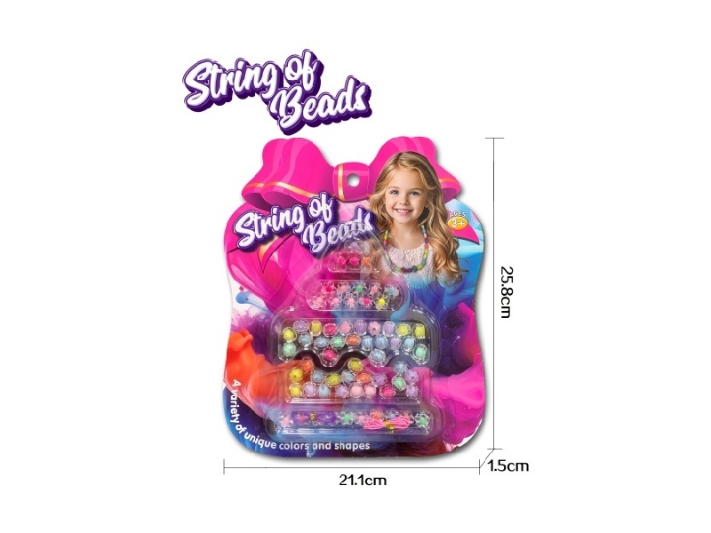 Cake Transparent Beads Pack