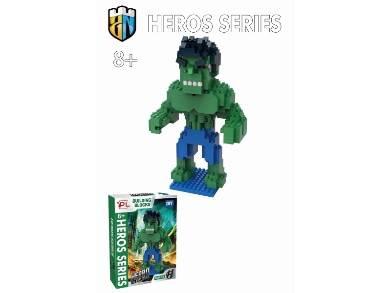 588 PCS Of Marvel Series Hulk Building Blocks