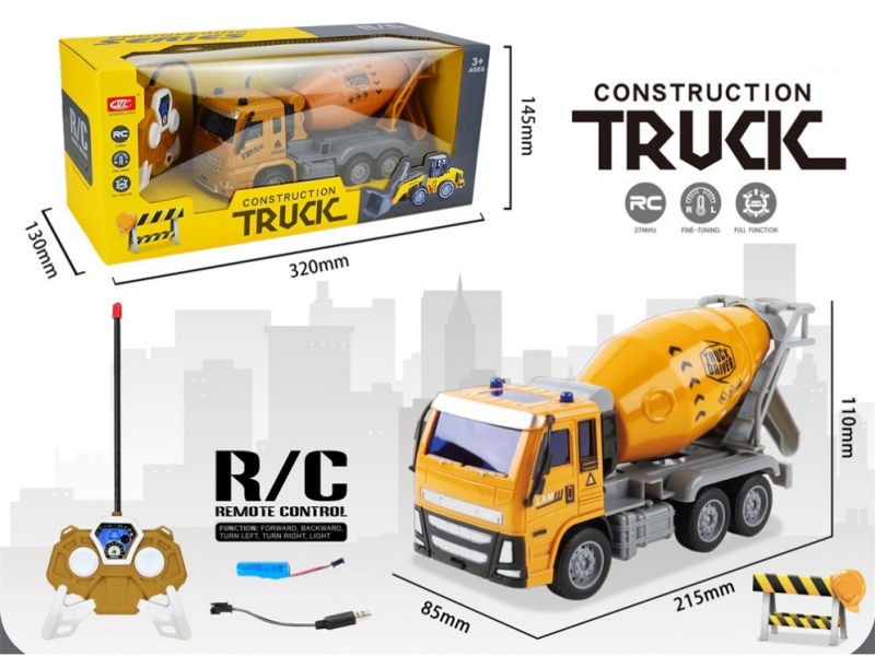 4-Channel  Remote Control  Engineering Truck