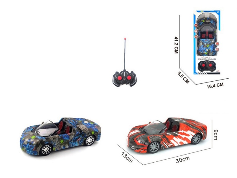 4-Channel  Remote Control Car Convertible Graffiti