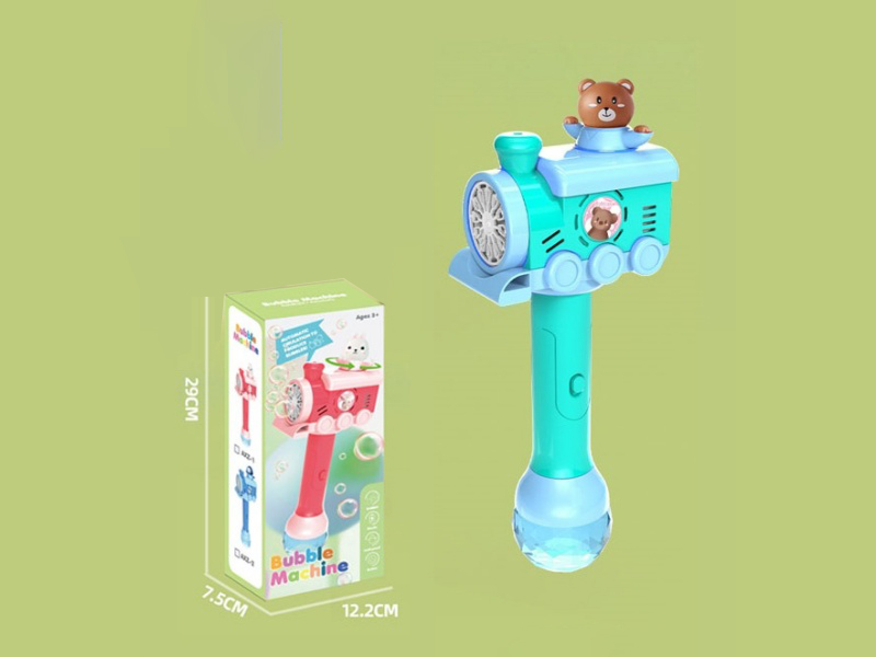 Bear Automatic Rotating Electric Bubble Stick(Lights And Music)