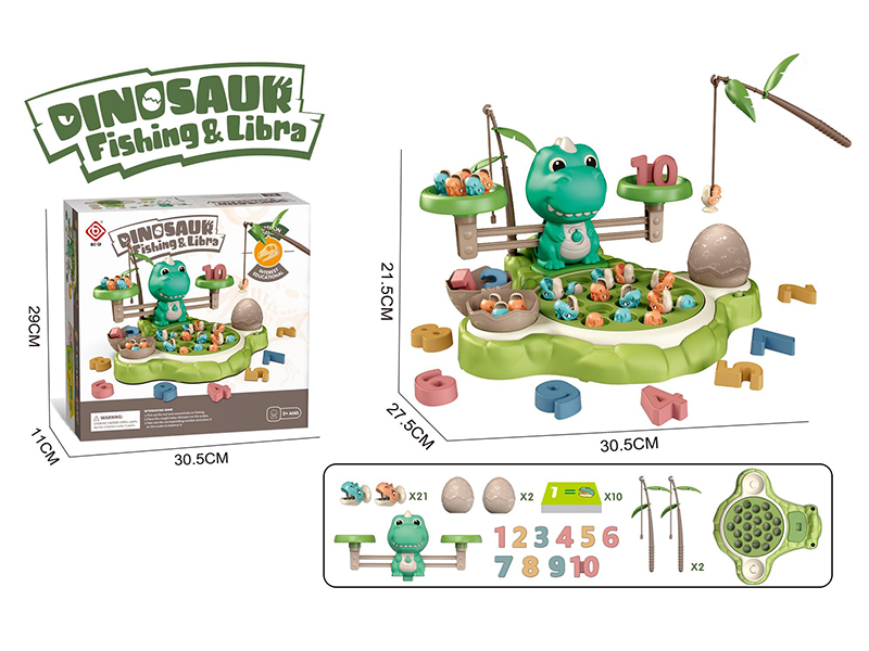 Dinosaur Fishing & Balance Toy