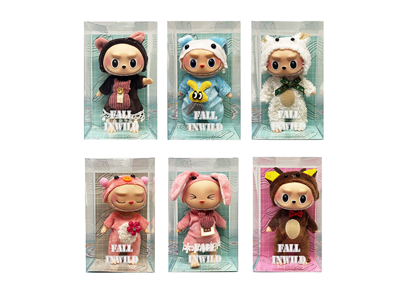 8" Plush Vinyl Chinese Zodiac Sign Labubu Doll