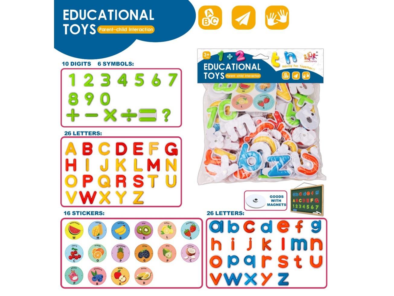 Fruit Magnetic Letter Sticker