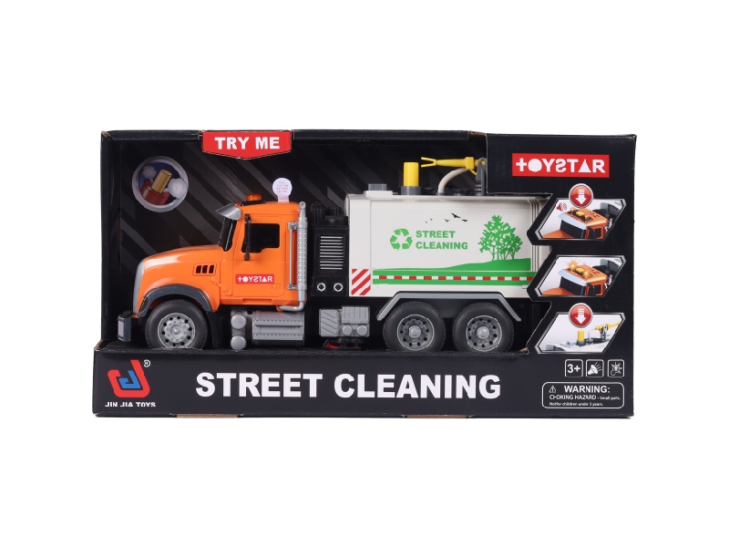 1:14 Inertial Urban Cleaning Vehicle (Sound.) Lighting. Multi-Functional
