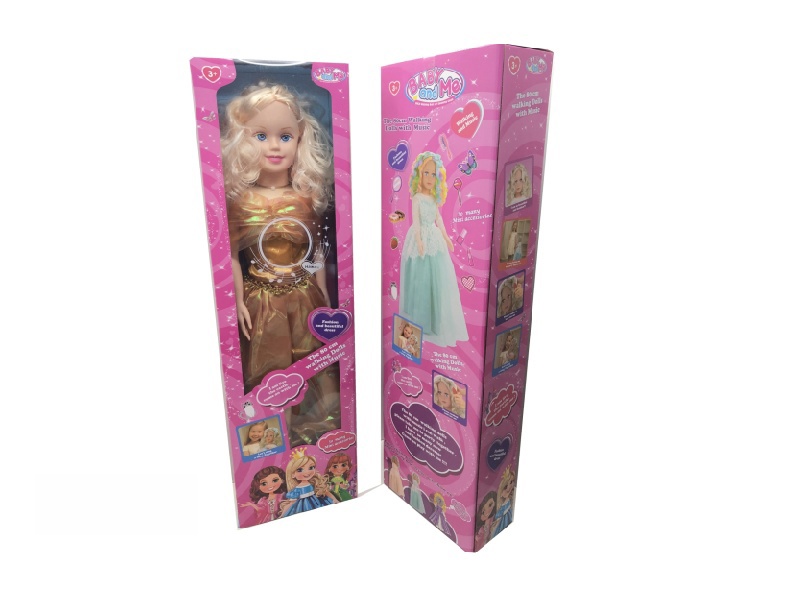 80cm Fashion And Walking Doll With Music(2xAG3 Batteries)