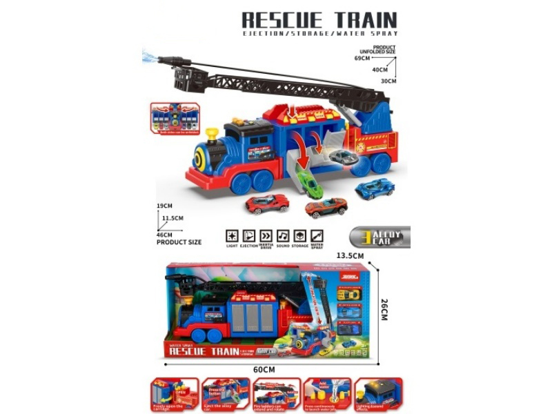 Ejection Storage Water Spray Rescue Train