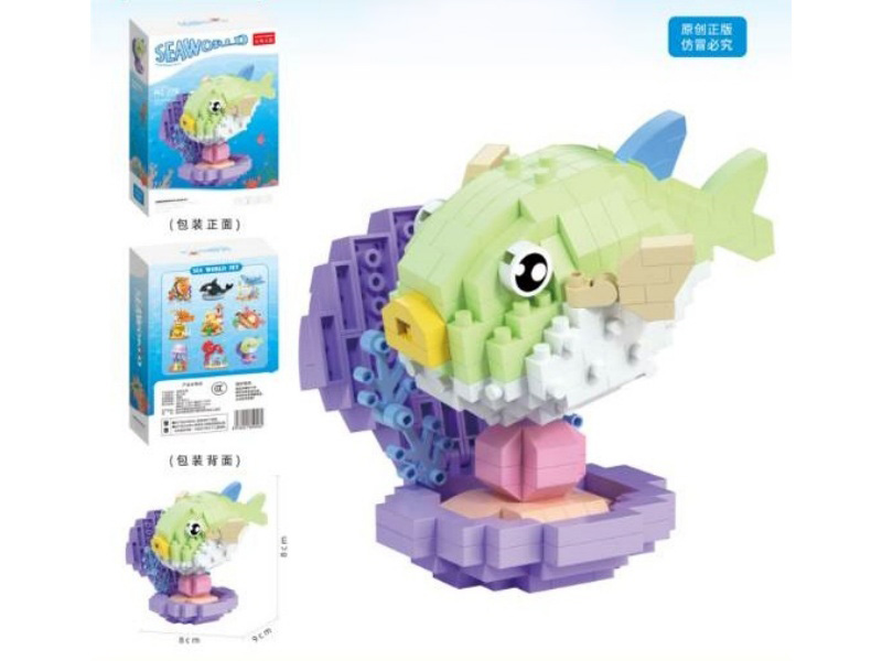 Building Block: Underwater World - 405 PCS Of Spiny Dolphin