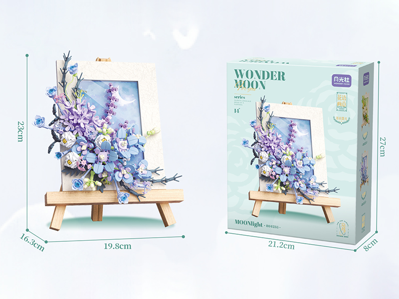 Flower Language Mood Series Building Blocks 685pcs