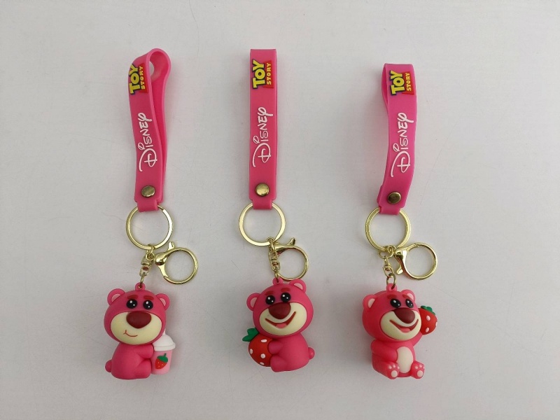 Strawberry Bear Keychain