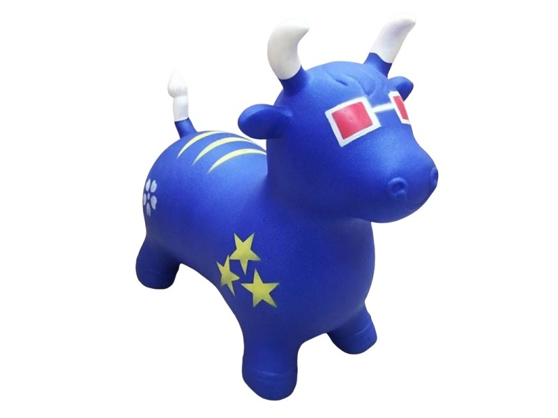 Inflatable Painted Glasses Bull