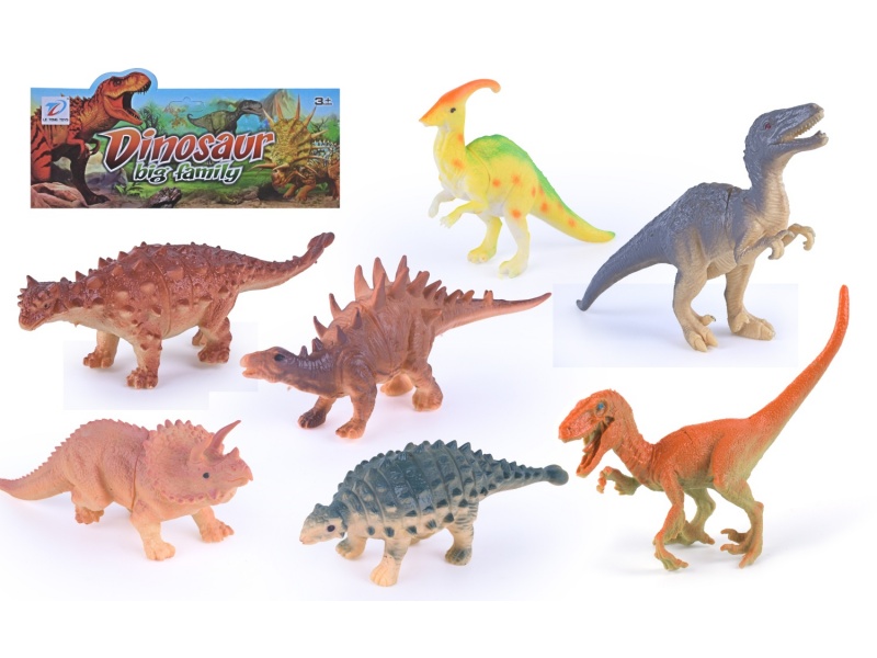 Solid Simulated Dinosaur 7Pcs
