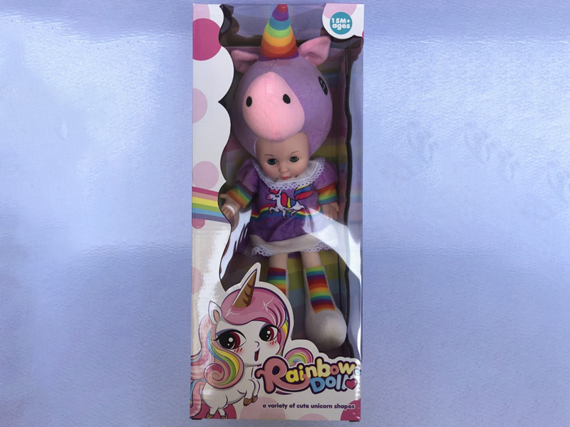 16-Inch Music Purple Unicorn (Windowed Color Box)