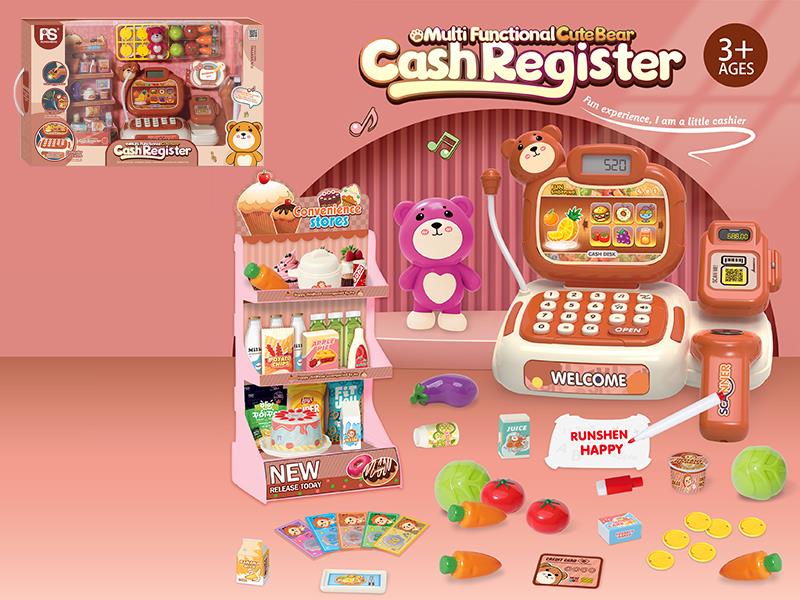 Multifunctional Cute Bear Cash Register Set