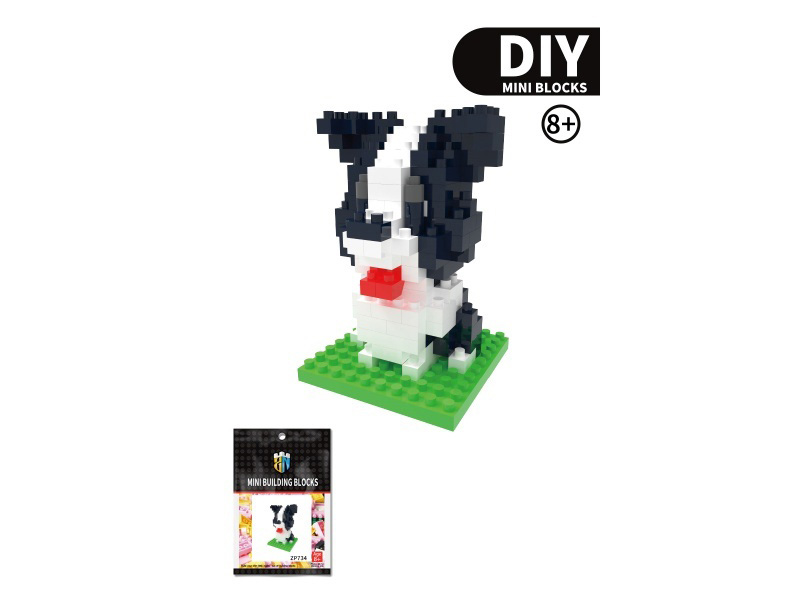 Border Shepherd Dog Building Blocks Dog Series 156 PCS