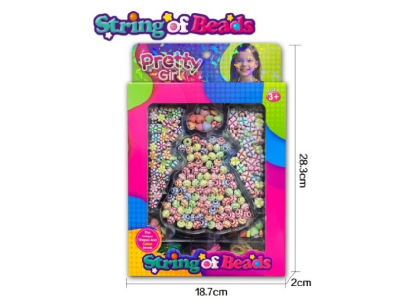 Skirt Acrylic Beads Set