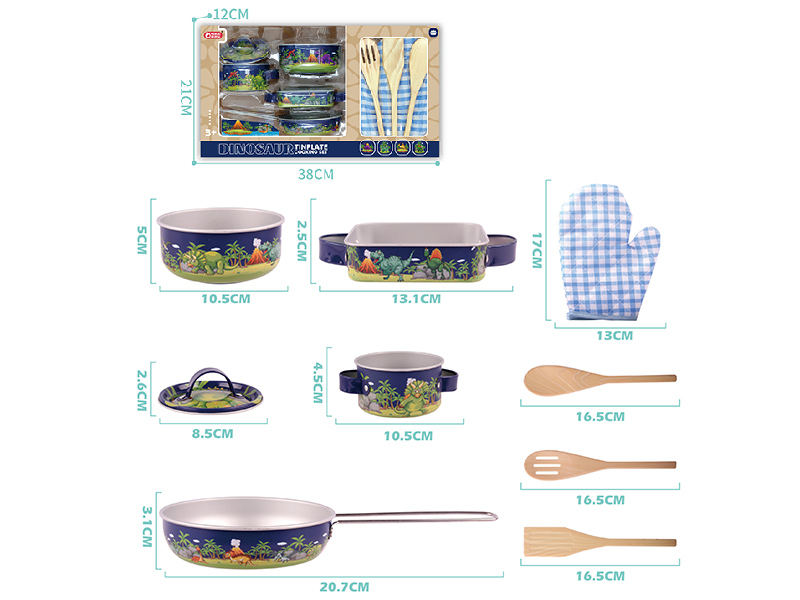 Tinplate Cooking Set