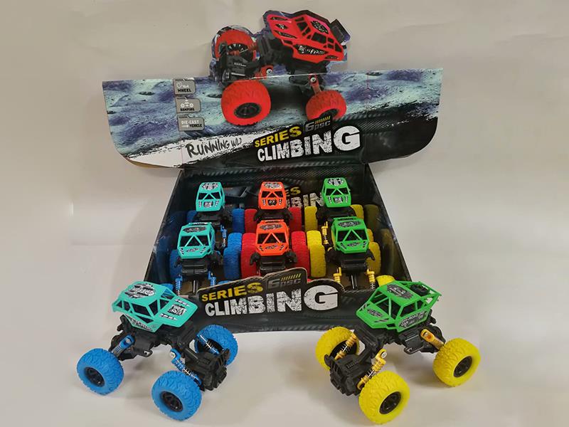 Double Pull Back 4WD Climbing Cars 6PCS