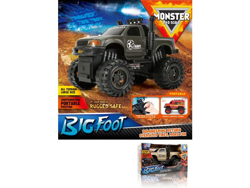 1:10 Fire Wheel Military Inertial Vehicle