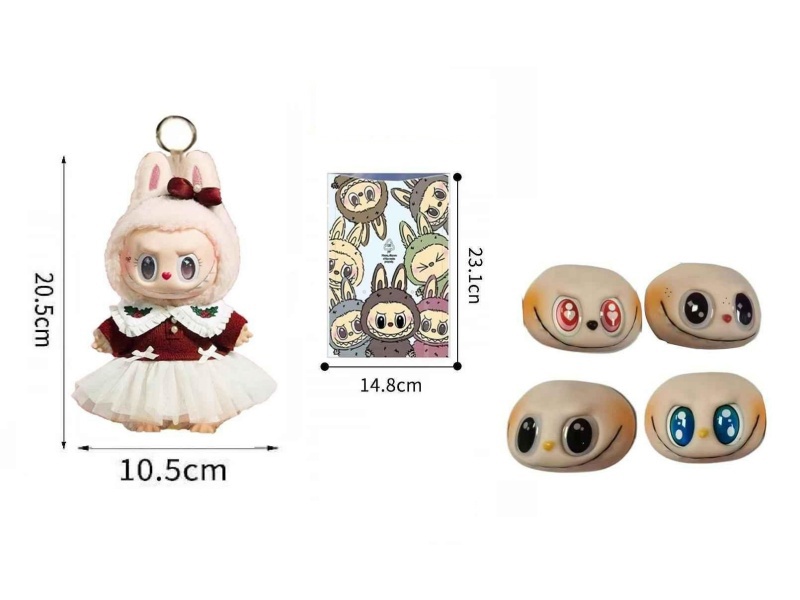 Rabbu Rubber Face Plush Doll