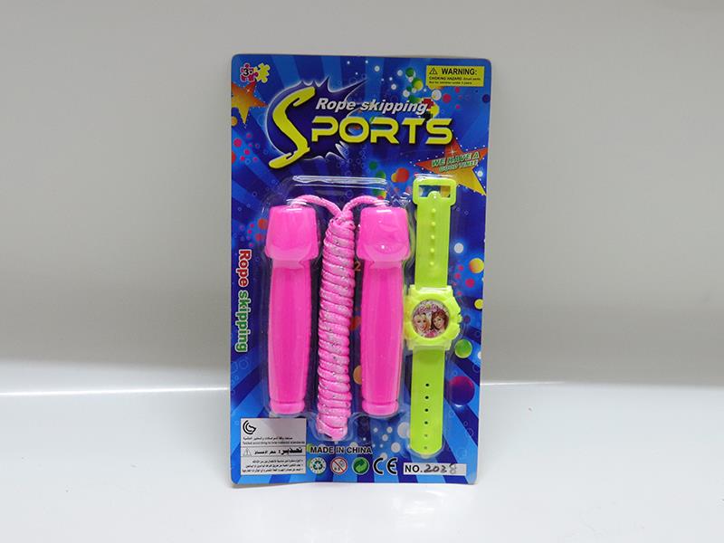 Rope Skipping + Watch Toy