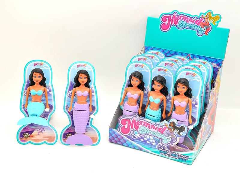 Wind Up Wag Tail Mermaid(7.5 Inch)12PCS