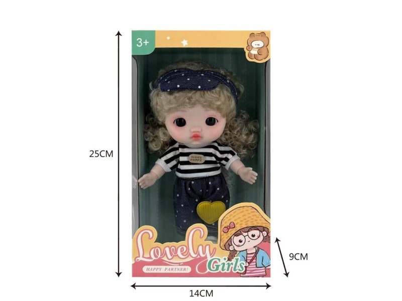 22Cm 3D Real Eye Fun Doll