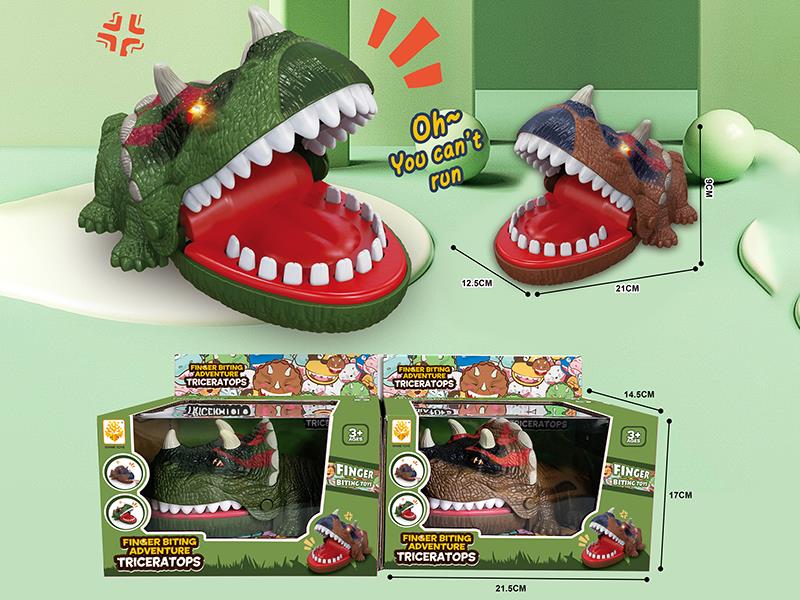 Finger Biting Adventure Triceratops