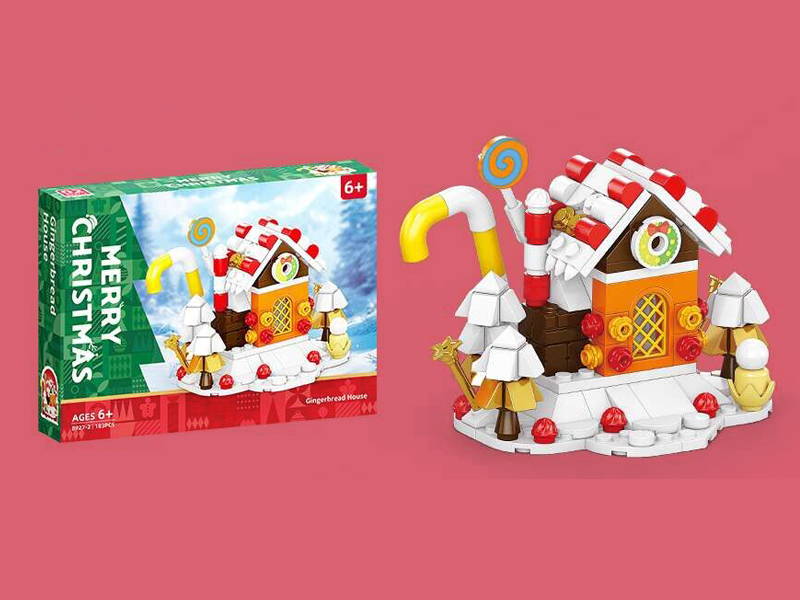 Gingerbread House Building Blocks 183PCS