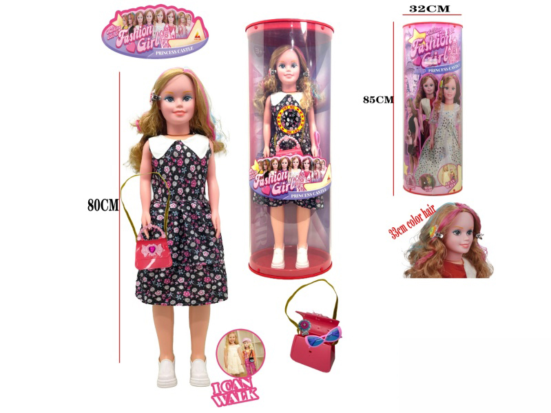 80cm Fashion And Walking Doll With Music(2xAG3 Batteries)
