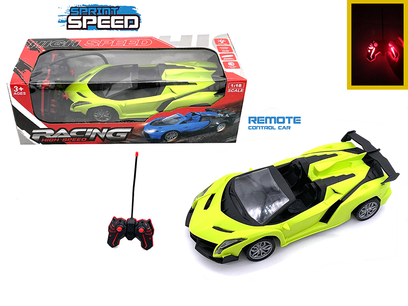 1:18 4-Channel Remote Control Lamborghini Convertible Sports Car