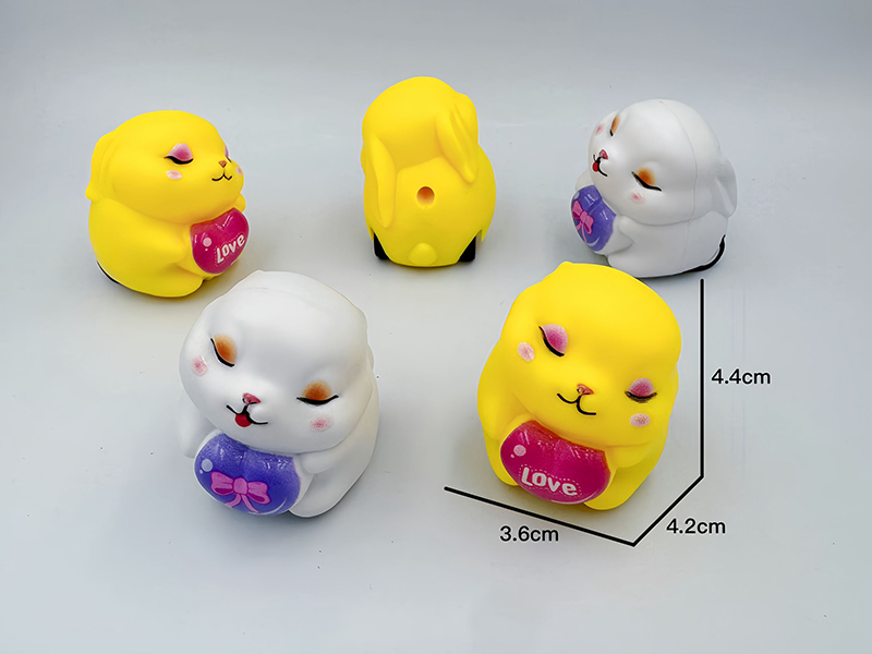 Cartoon Rabbit Pull Back Car(UV Printing)