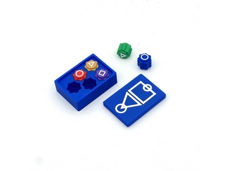Squid Game Props: Rectangular Cover Box +5 Stones