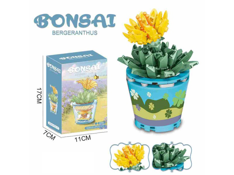 Succulent Building Block Flower Shop 171Pcs- Flower Series