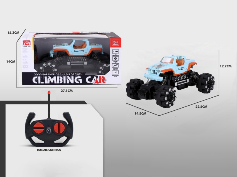 1:18 Bay Color Remote Control Climbing Car