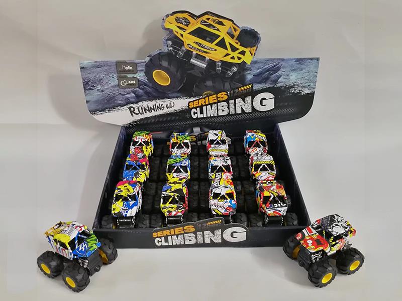 Double Friction Graffiti Stunt Cars 12PCS