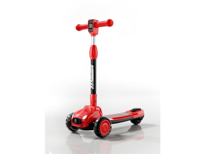 Car Simulation One-Button Foldable Scooter For Kids