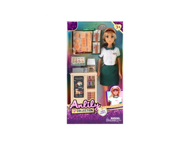 11.5-Inch Solid Doll (Brown Skin Color)