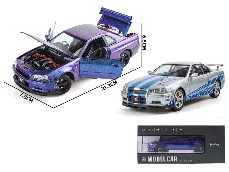 1:24 GTR Alloy Car